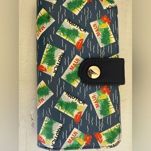 Nautica Tropical Print Wallet